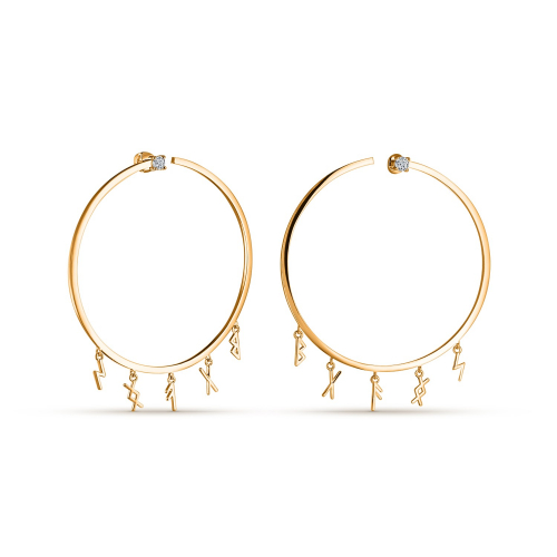 Золотые Украшения с бриллиантами на новый год 2021