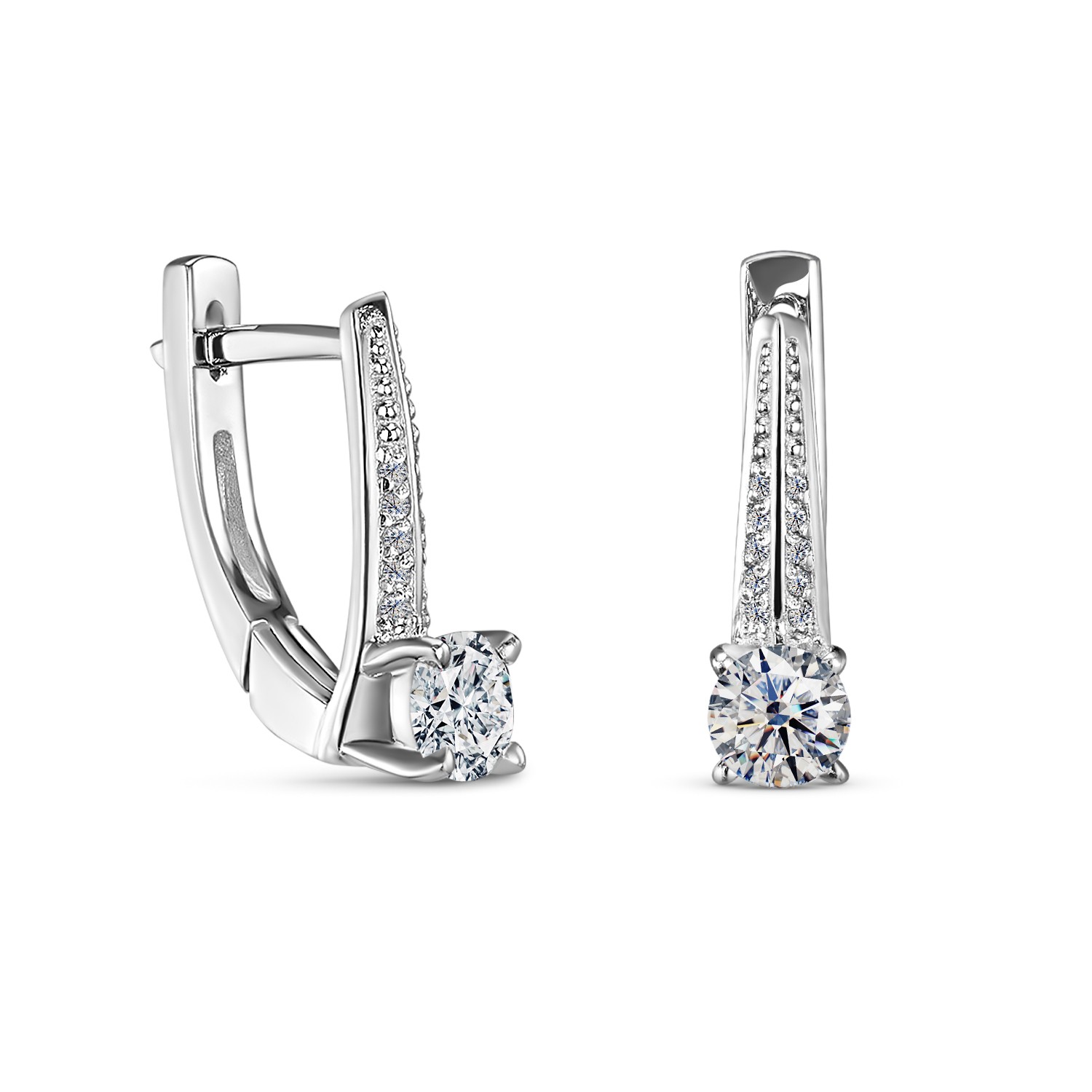 

Серьги с 22 бриллиантами платина платина 950